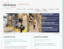 Tablet Screenshot of club-logistique.fr